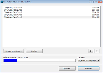 Free Audio CD Burner