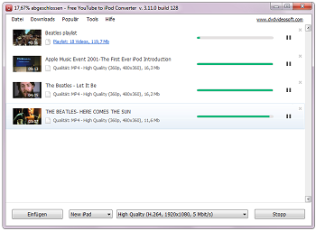 Free YouTube to iPod and PSP Converter