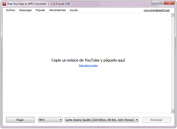 Free YouTube to MP3 Converter: iniciar el programa