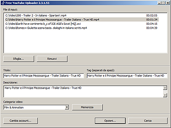 Free YouTube Uploader: upload video to YouTube
