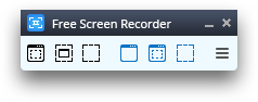 Free Screen Video Recorder: launch the program