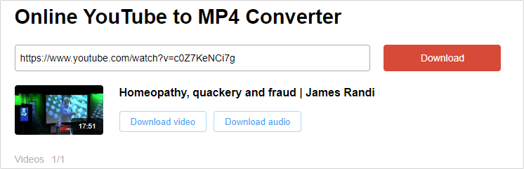 convert youtube videos to mp4 for free